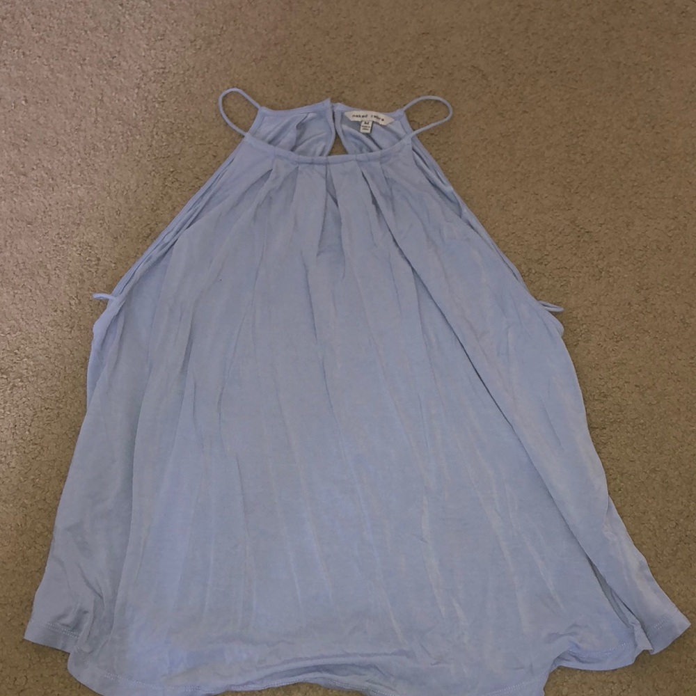periwinkle halter top tank top